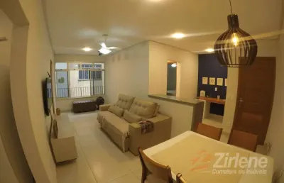 Locação anual, apartamento, mobiliado na praia do morro
