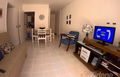 Apartamento de 1 quarto na praia do morro a poucos metros da praia.