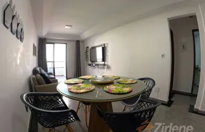 Apartamento de frente com área lateral na av praiana