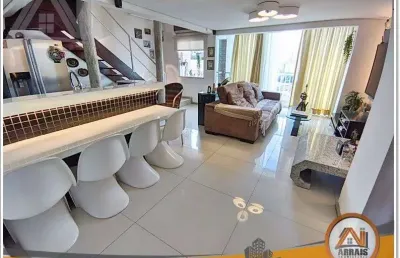 Cobertura triplex com 4 dormitórios à venda, 148 m² por r$ 1.150.000 - meireles - fortaleza/ce