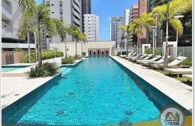 Rooftop apartamento com 4 dormitórios à venda, 230 m² por r$ 3.600.000 - meireles - fortaleza/ce