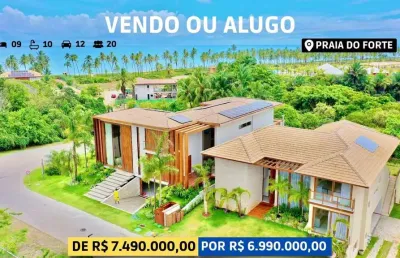 Casa - em condomínio, para temporada em mata de são joão/ba