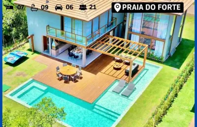 Casa - em condomínio, para temporada em mata de são joão/ba
