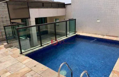 Cobertura com 3 dormitórios, 250 m² - venda por r$ 2.250.000,00 ou aluguel por r$ 17.300,00/mês - vila gomes cardim - são paulo/sp