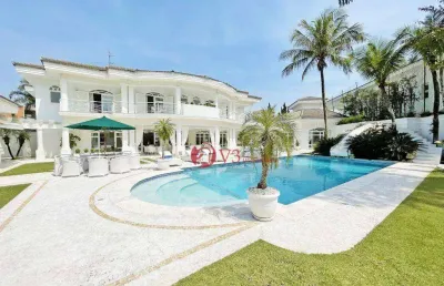 Casa com 6 dormitórios à venda, 1000 m² por r$ 12.000.000,00 - acapulco - guarujá/sp