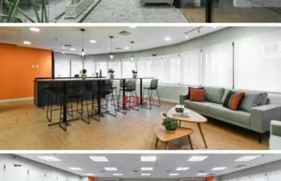Andar corporativo para alugar, 330 m² por r$ 46.000,00/mês - cidade monções - são paulo/sp