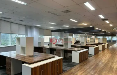 Andar corporativo para alugar, 1380 m² por r$ 128.300,00/mês - limão - são paulo/sp