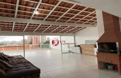 Sobrado a venda na anália franco 3 dormitórios sendo 3 suítes, 4 vagas, 300 m²
