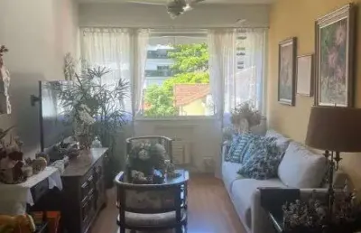 Vendo aconchegante apto.  3 quartos no jardim botanico 90 m2
