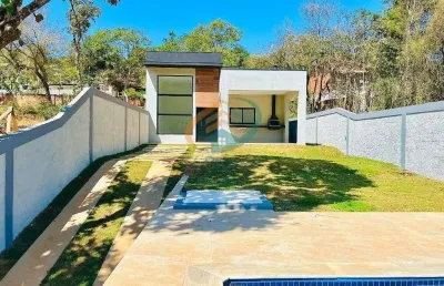 Casa em pedra vermelha (terra preta) - mairiporã, sp