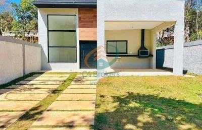 Casa em pedra vermelha (terra preta) - mairiporã, sp