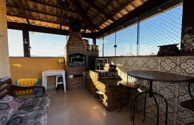 Cobertura com 3 dormitórios à venda, 123 m² por r$ 599.000,00 - jardim brasília - betim/mg