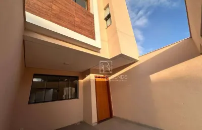 Casa geminada duplex com 03 quartos no bairro guarujá mansões em betim