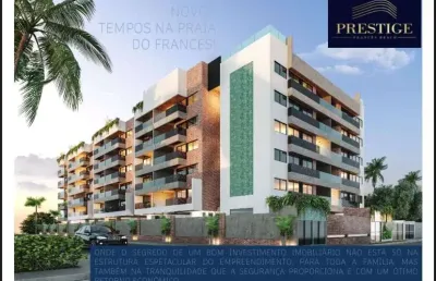 Praia do francês - apartamentos quarto e sala, 2 e 3 quartos
