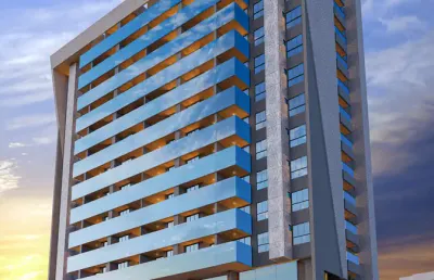Apartamentos tipo studio, quarto e sala e dois quartos de frente para o mar de cruz das almas