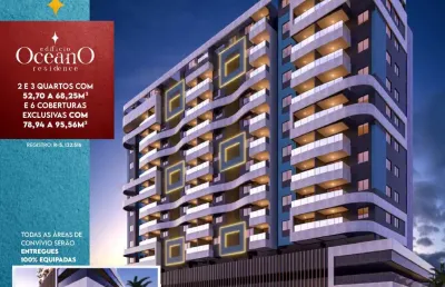 Apartamentos  2 ou 3 quartos com varanda gourmet e vista para o mar em mangabeiras