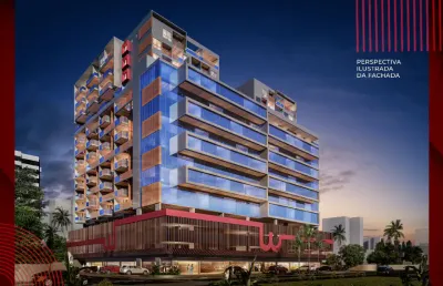 Apartamentos tipo studio, 2 quartos e cobertura em jatiúca