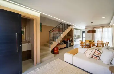 Casa em condomínio , no bairro medeiros , com 2 suítes e 2 vagas : o sobrado criatividade