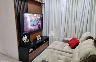 Apartamento com 2 dormitórios à venda, 58 m² por r$ 325.000 - villa real residencial - americana/sp