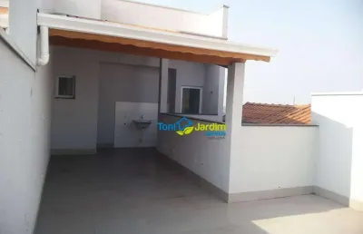 Cobertura com 2 dormitórios à venda, 101 m² por r$ 415.000,00 - vila helena - santo andré/sp