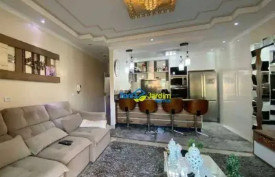 Sobrado com 2 dormitórios à venda, 182 m² por r$ 750.000,00 - jardim santo alberto - santo andré/sp