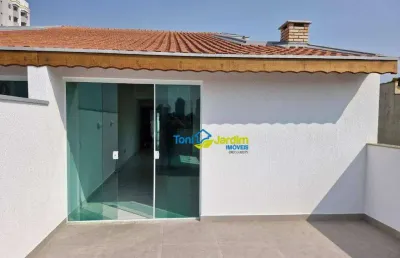 Cobertura com 3 dormitórios à venda, 146 m² por r$ 750.000,00 - vila pires - santo andré/sp
