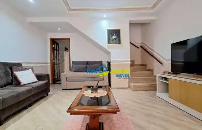 Sobrado à venda, 121 m² por r$ 690.000,00 - vila curuçá - santo andré/sp