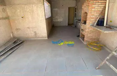 Cobertura com 2 dormitórios à venda, 80 m² por r$ 388.000,00 - parque erasmo assunção - santo andré/sp