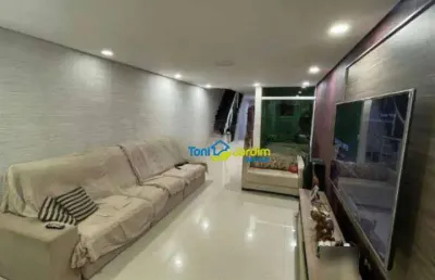 Sobrado com 3 dormitórios à venda, 250 m² por r$ 960.000,00 - vila assunção - santo andré/sp