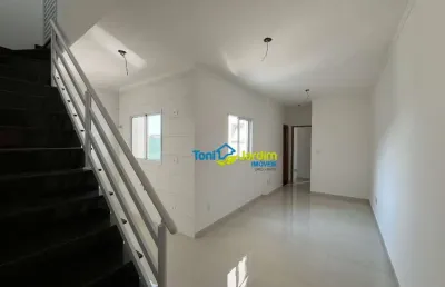 Cobertura com 2 dormitórios à venda, 100 m² por r$ 415.000,00 - jardim santo alberto - santo andré/sp