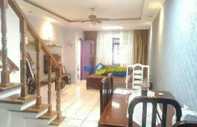 Sobrado com 3 dormitórios à venda, 198 m² por r$ 700.000,00 - parque marajoara - santo andré/sp