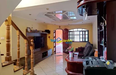 Sobrado com 3 dormitórios à venda, 251 m² por r$ 520.000,00 - jardim marek - santo andré/sp