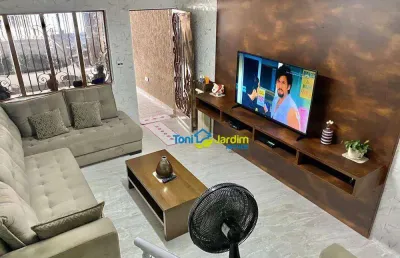 Sobrado com 3 dormitórios à venda, 185 m² por r$ 550.000,00 - jardim utinga - santo andré/sp