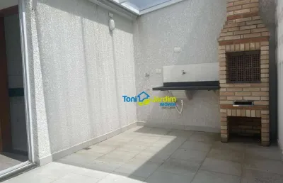Cobertura com 2 dormitórios à venda, 88 m² por r$ 500.000,00 - parque das nações - santo andré/sp