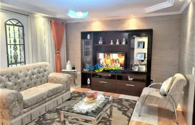 Sobrado com 3 dormitórios à venda, 205 m² por r$ 710.000,00 - jardim santo alberto - santo andré/sp