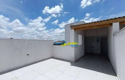 Cobertura com 2 dormitórios à venda, 94 m² por r$ 403.000,00 - vila guarani - santo andré/sp
