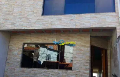 Sobrado com 3 dormitórios à venda, 180 m² por r$ 450.000,00 - vila guaraciaba - santo andré/sp