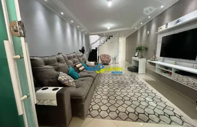 Sobrado com 3 dormitórios à venda, 149 m² por r$ 750.000,00 - parque oratório - santo andré/sp