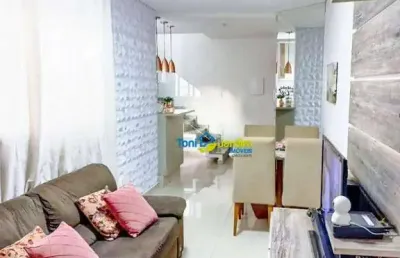 Cobertura com 2 dormitórios à venda, 100 m² por r$ 500.000,00 - parque das nações - santo andré/sp