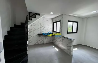 Cobertura com 2 dormitórios à venda, 100 m² por r$ 540.000,00 - vila eldízia - santo andré/sp