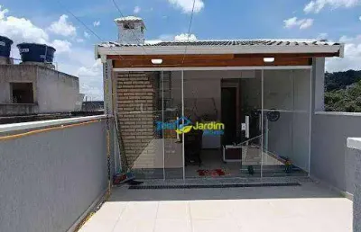 Cobertura com 3 dormitórios para alugar, 160 m² por r$ 3.033,33/mês - jardim do mirante - santo andré/sp