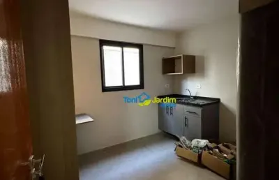 Kitnet com 1 dormitório para alugar, 14 m² por r$ 1.235,00/mês - parque das nações - santo andré/sp
