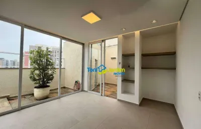 Cobertura com 2 dormitórios à venda, 164 m² por r$ 905.000,00 - vila guiomar - santo andré/sp