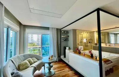 Apartamento vista mar mobiliado com 3 suítes e 3 vagas de garagem em itajaí
