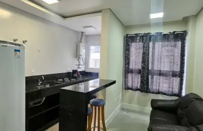 Apartamento 1 suíte, 30m2,  mobiliado, 1 vaga,  trindade -  florianópolis/sc