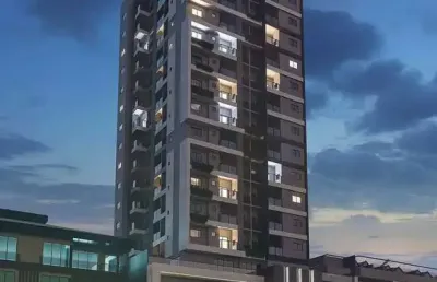 Apartamento na planta com 2 dormitórios sendo 1 suíte na praia brava em itajaí