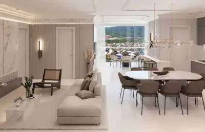 Apartamento na planta com 2 suítes e 2 vagas de garagem em porto belo