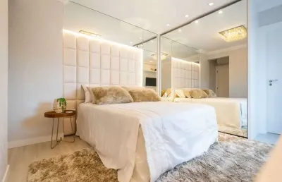 Apartamento mobiliado com 4  suítes e 3 vagas de garagem em itapema