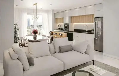 Apartamento na planta com 2 suítes e 1 vagas de garagem em itajaí