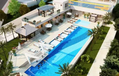 Apartamento com vista para o mar aprox. 50m da praia, com 3 quartos na praia de armação, penha/sc.
